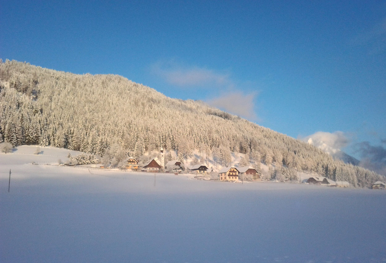 St. Rupert in Weißpriach im Winter